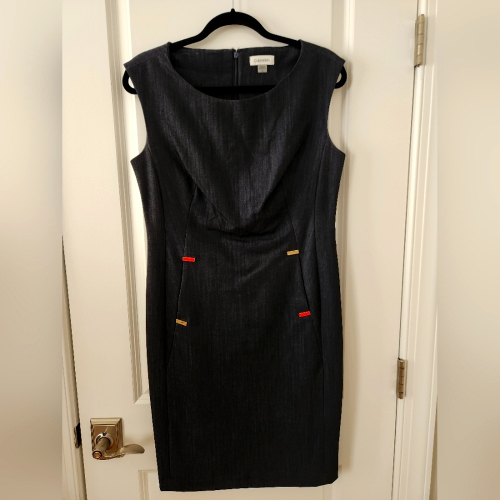 Calvin Klein Sleeveless Sheath Dress